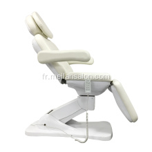 chaise de beauté électrique en rotation et table de massage